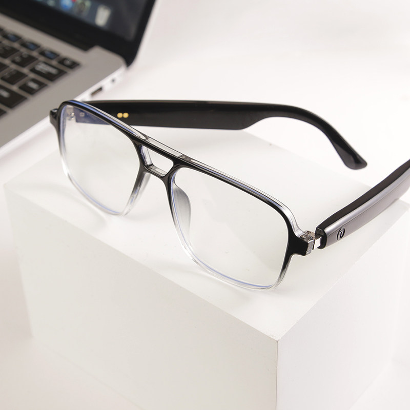 GS10 Double beam Smart glasses Transparent color changing lenses